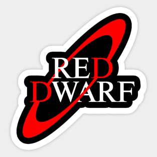 Red Dwarf (series logo II) Sticker